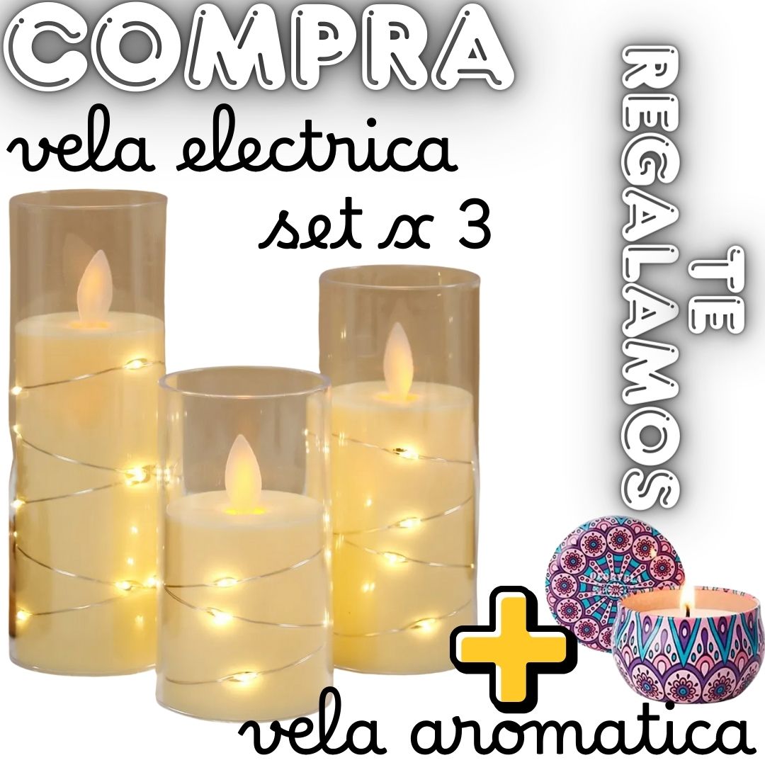 Miniatura 4 de COMBO VELAS ELECTRICAS SET * 3 + REGALO